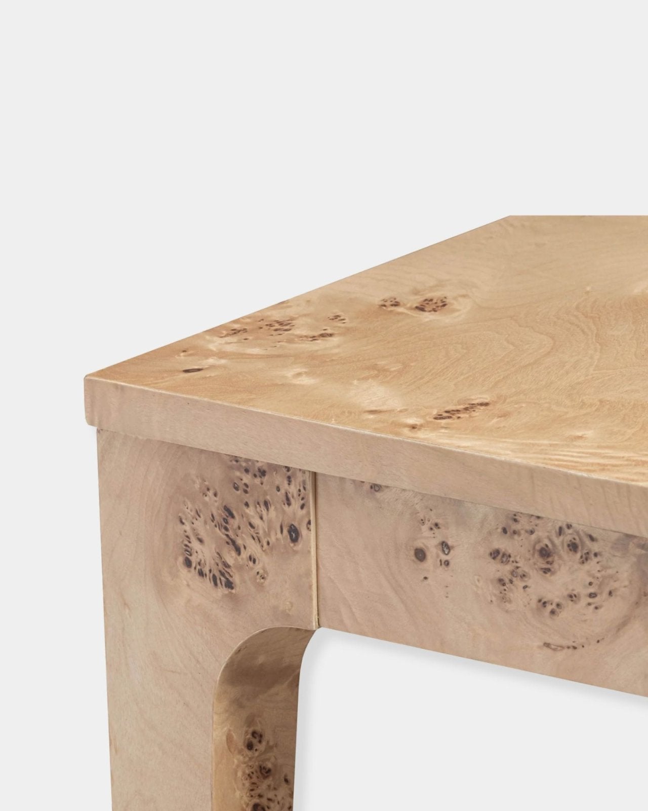 MAPPA SIDE TABLE - LIGHT BURL | Stonewaters