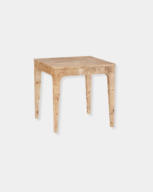 MAPPA SIDE TABLE - LIGHT BURL | Stonewaters