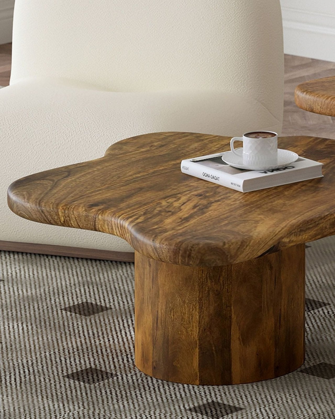 MAYAL 2PC NESTING COFFEE TABLE SET | Stonewaters