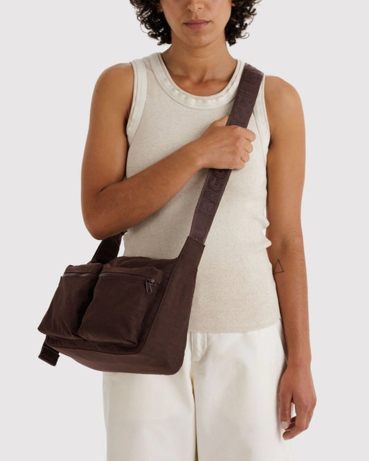 MEDIUM CARGO CROSSBODY - COFFEE | Stonewaters