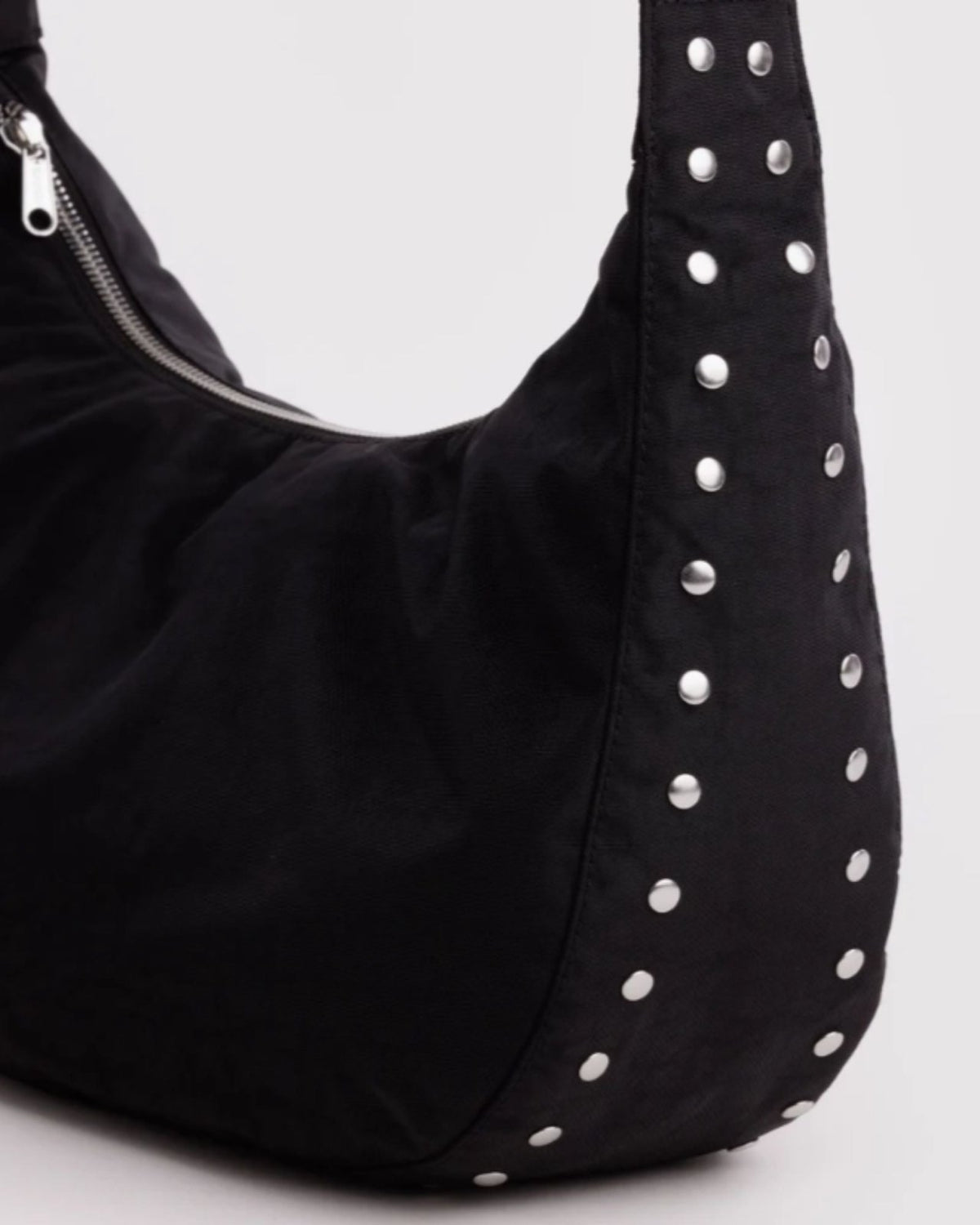MEDIUM NYLON CRESCENT BAG - STUDS | Stonewaters