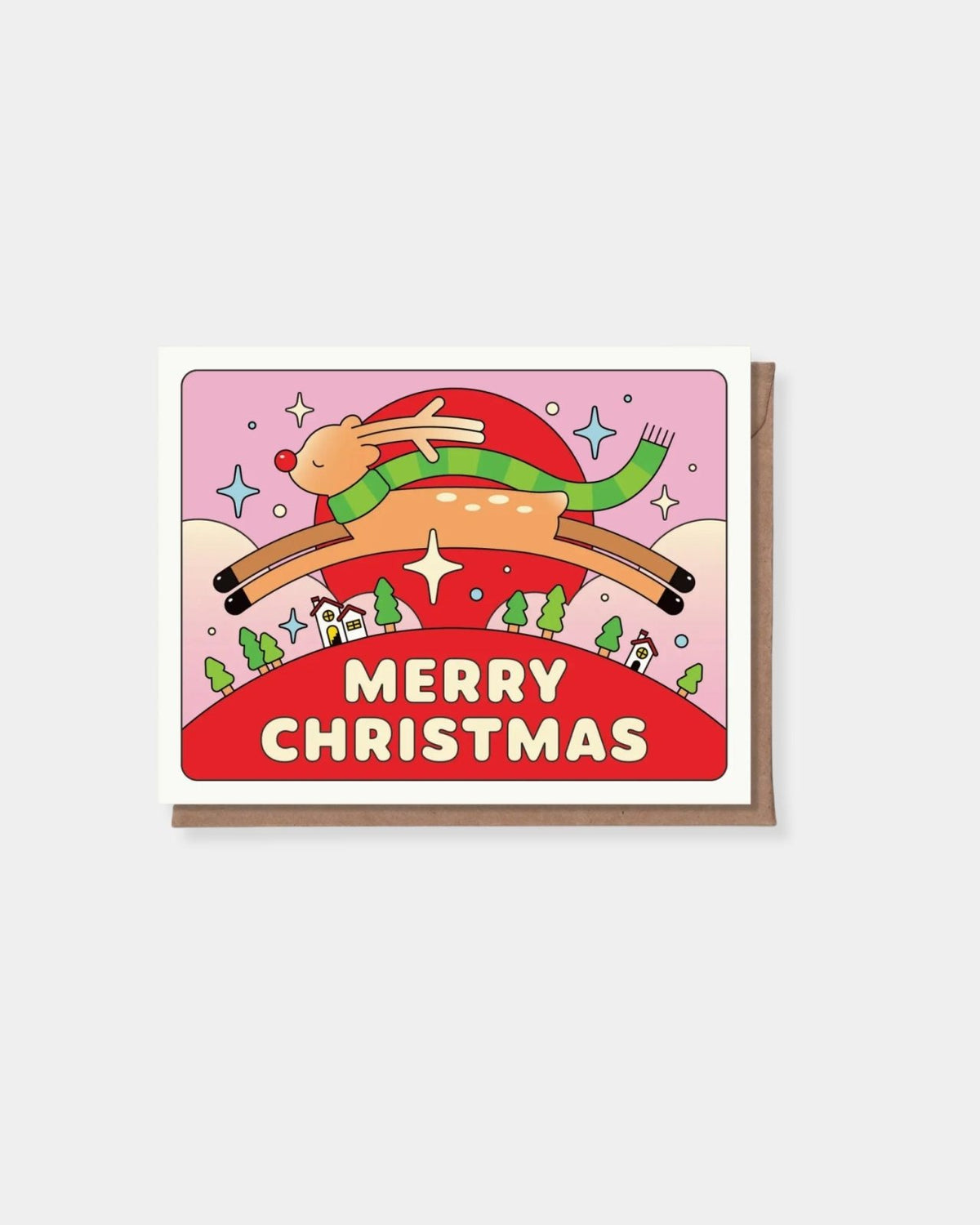 MERRY CHRISTMAS DEER - CARD | Stonewaters