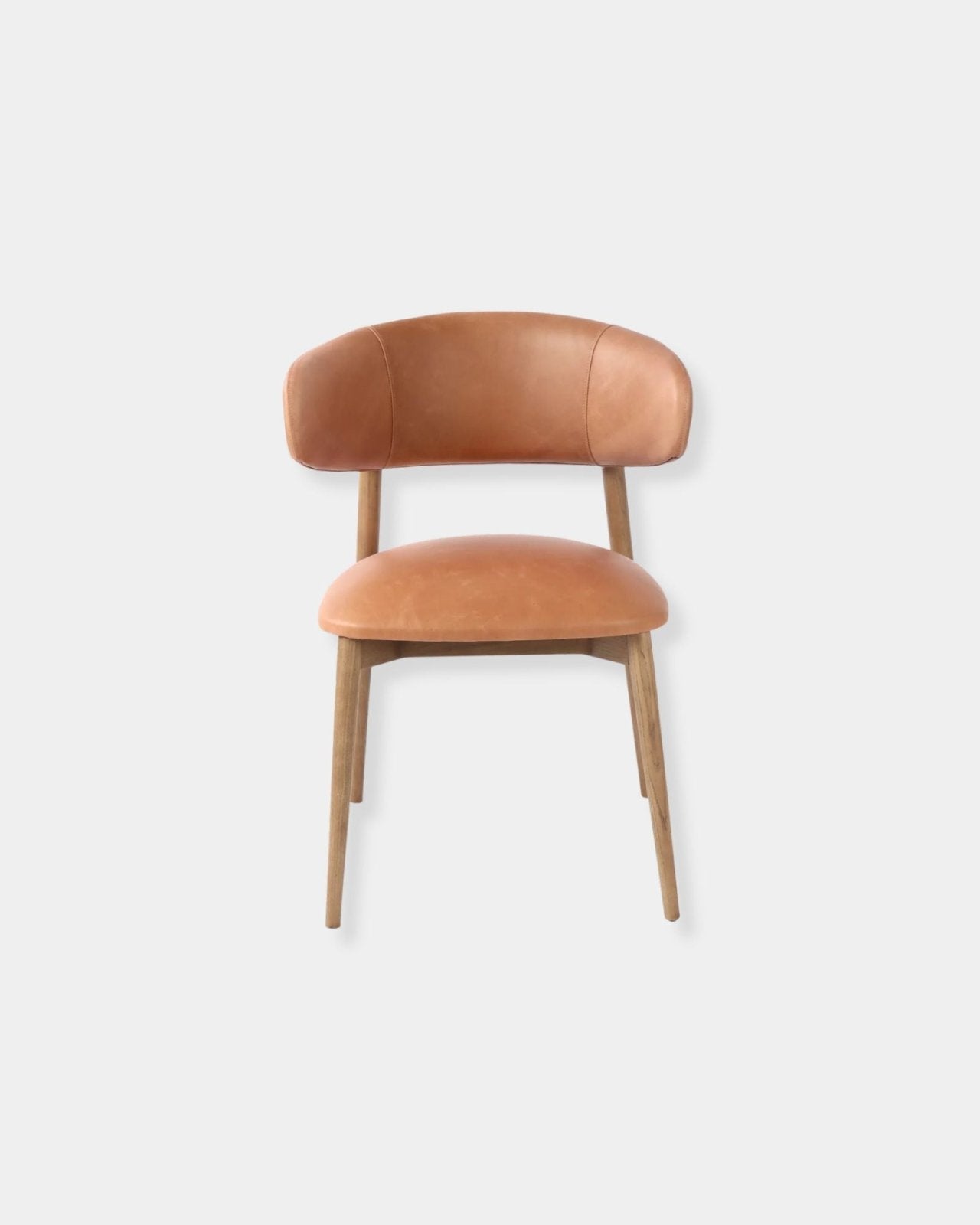 MILO LEATHER CHAIR - HAZELNUT | Stonewaters