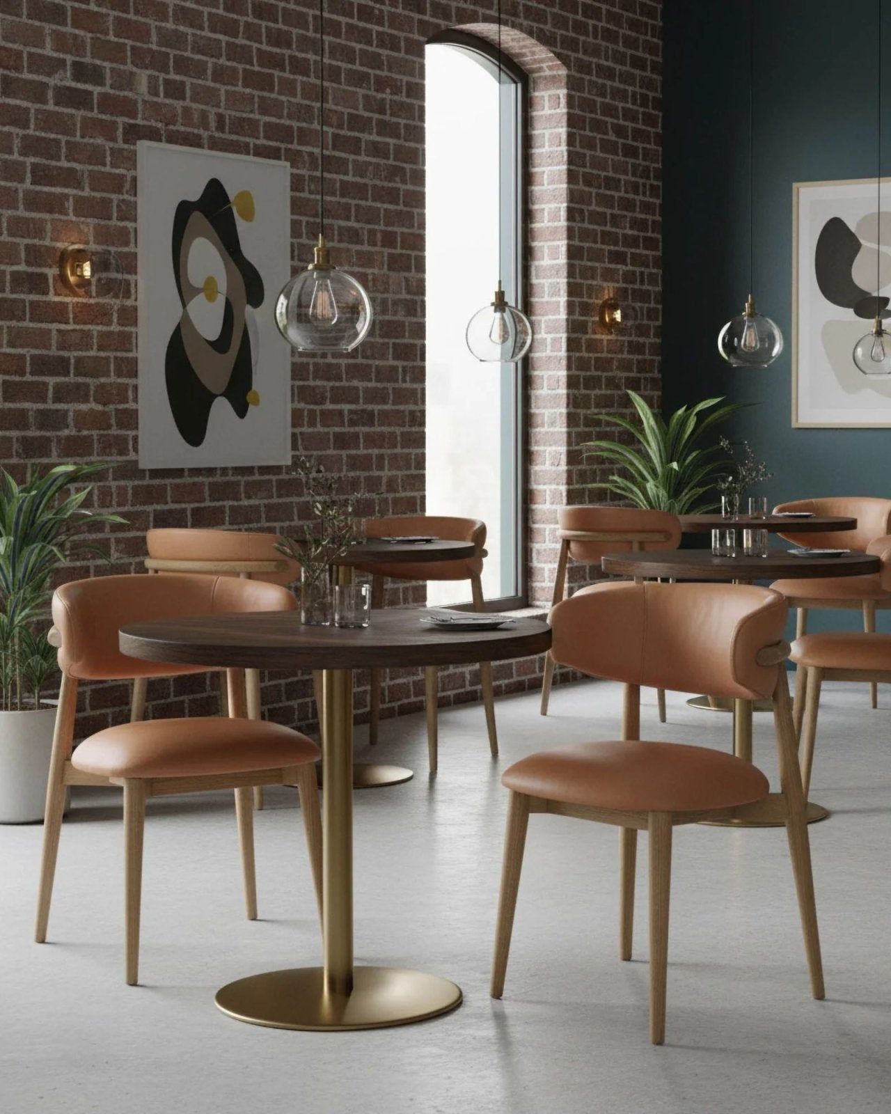 MILO LEATHER CHAIR - HAZELNUT | Stonewaters