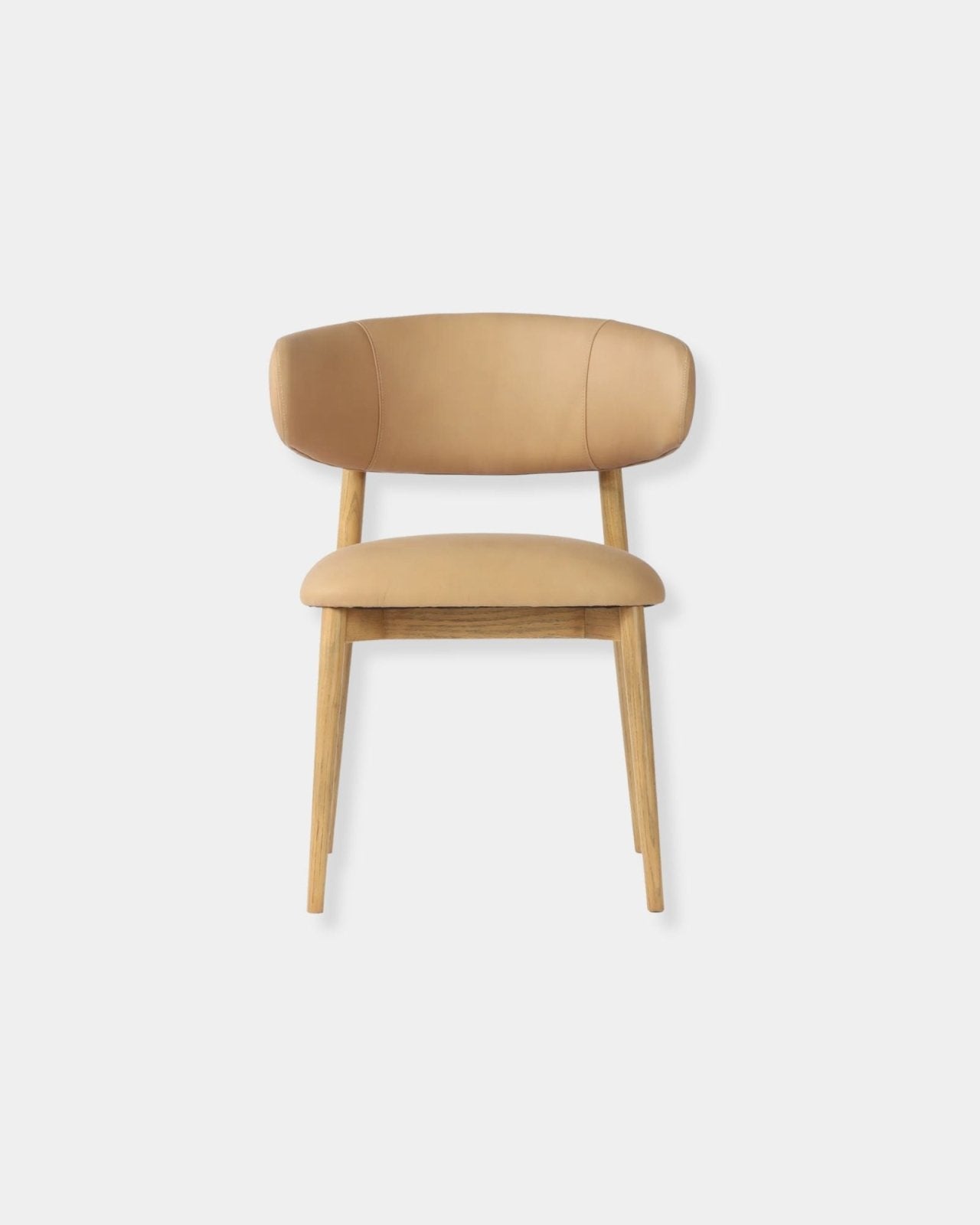 MILO LEATHER CHAIR - NUDE | Stonewaters