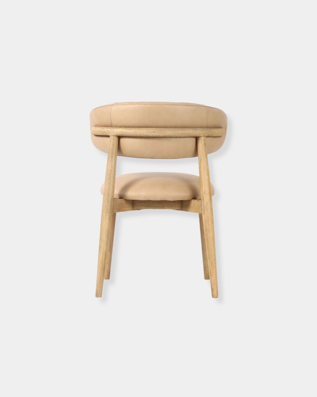 MILO LEATHER CHAIR - NUDE | Stonewaters