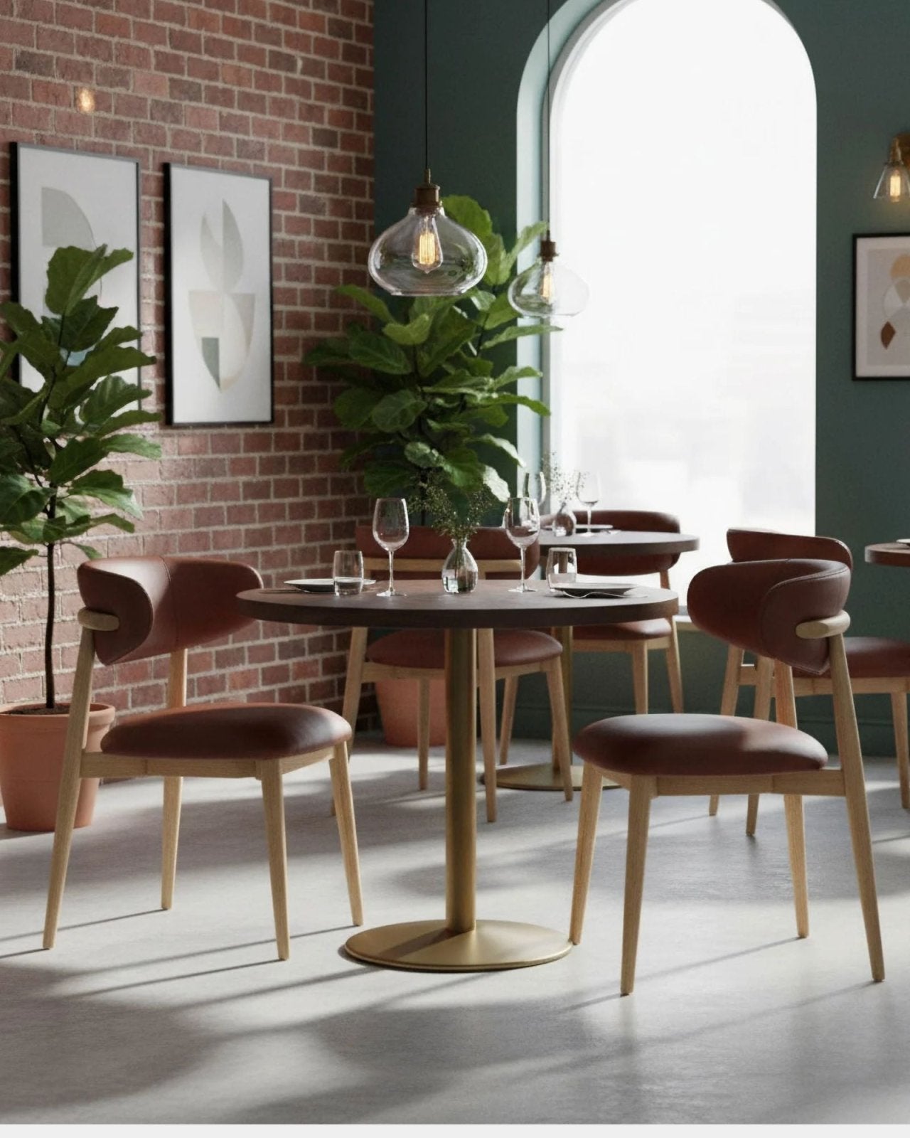 MILO LEATHER CHAIR - TOBACCO | Stonewaters