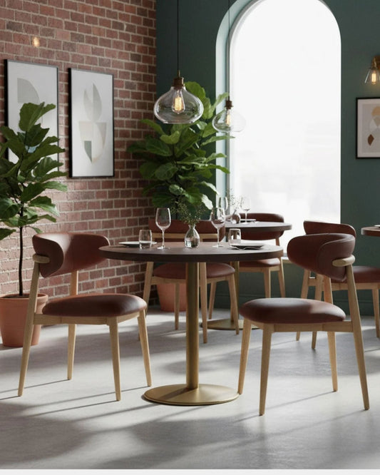 MILO LEATHER CHAIR - TOBACCO | Stonewaters