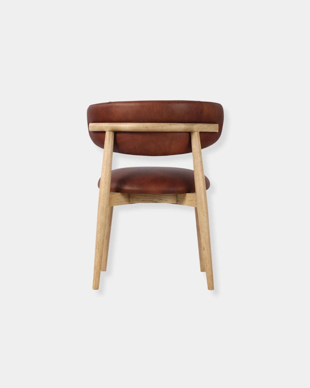 MILO LEATHER CHAIR - TOBACCO | Stonewaters