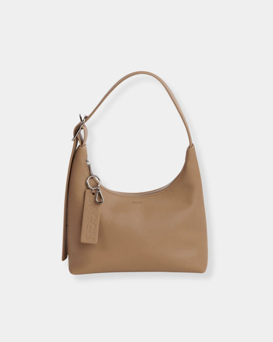 MINI RECYCLED LEATHER SHOULDER BAG - DUNE | Stonewaters