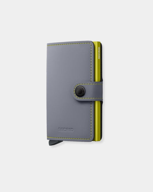MINIWALLET - GREY LIME | Stonewaters