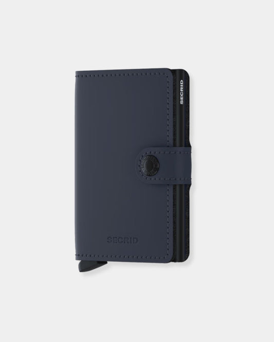MINIWALLET - MATTE NIGHT BLUE | Stonewaters