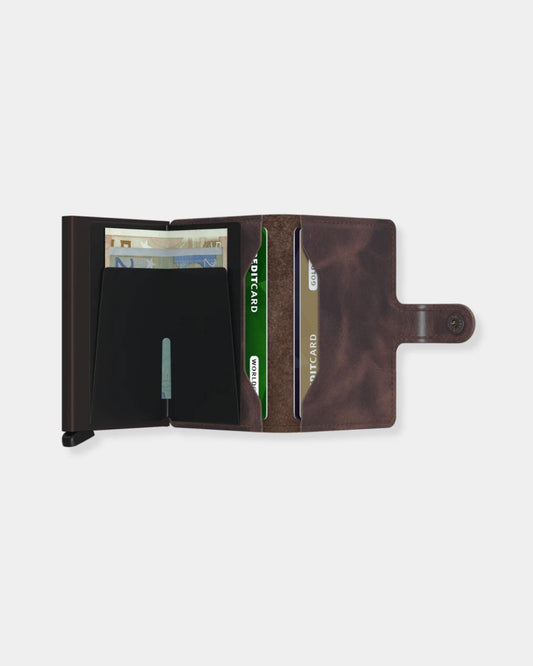MINIWALLET - VINTAGE CHOCOLATE | Stonewaters