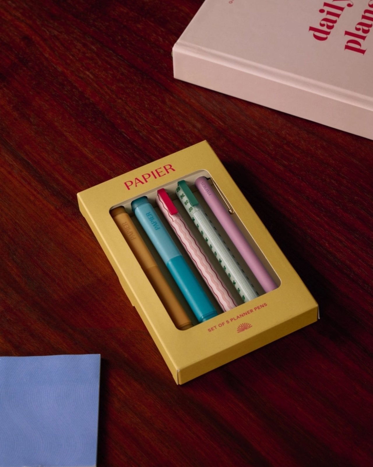 MIXED PEN & HIGHLIGHTER - IMAGINATION SET OF 5 | Stonewaters