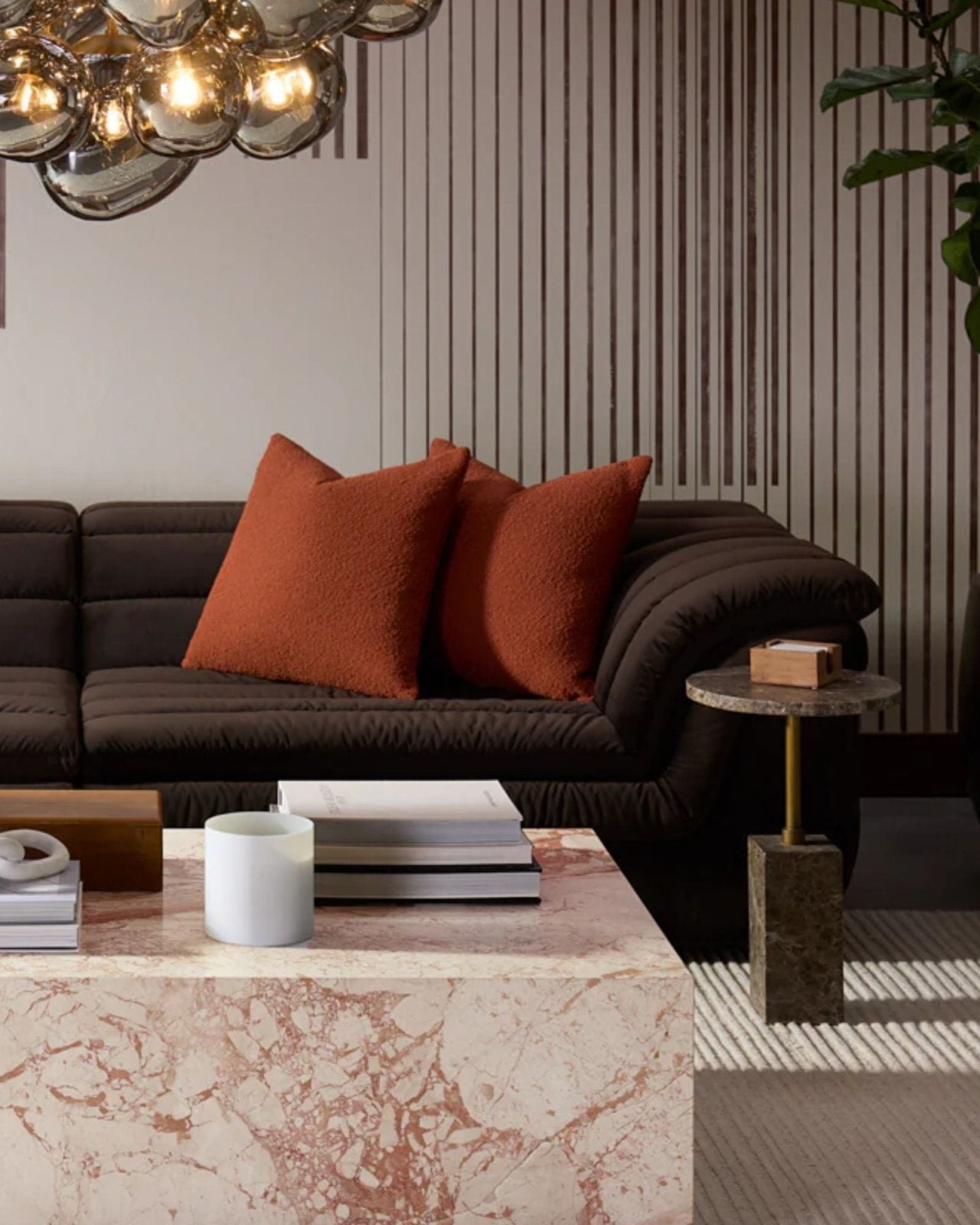 MIZANI END TABLE - BROWN | Stonewaters