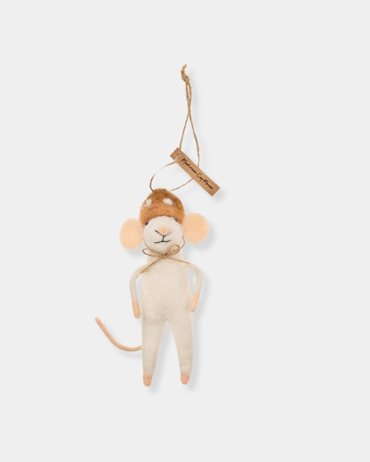 MUSHROOM CAP MOUSE ORNAMENT | Stonewaters