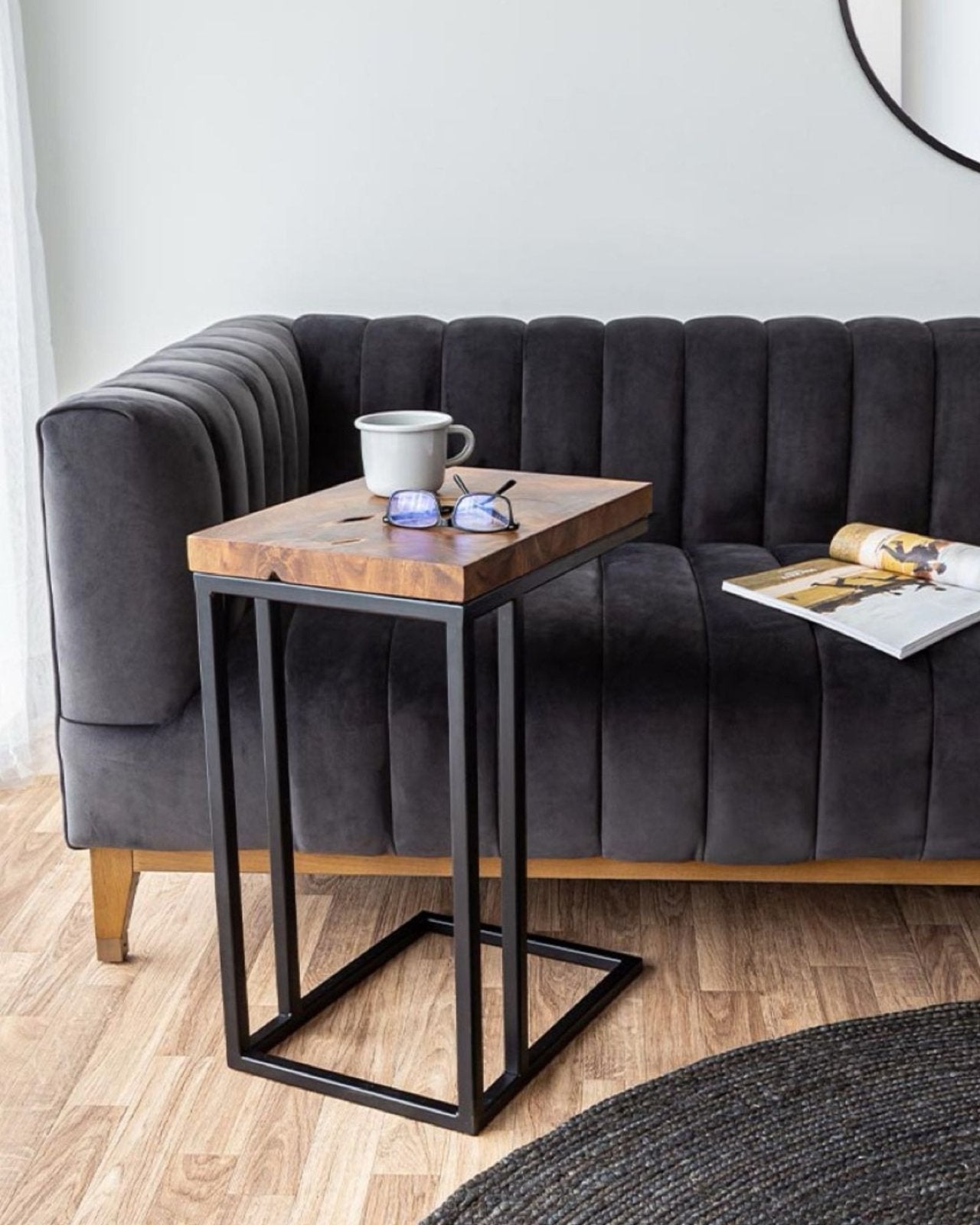 NATURA C-SHAPE SIDE TABLE | Stonewaters