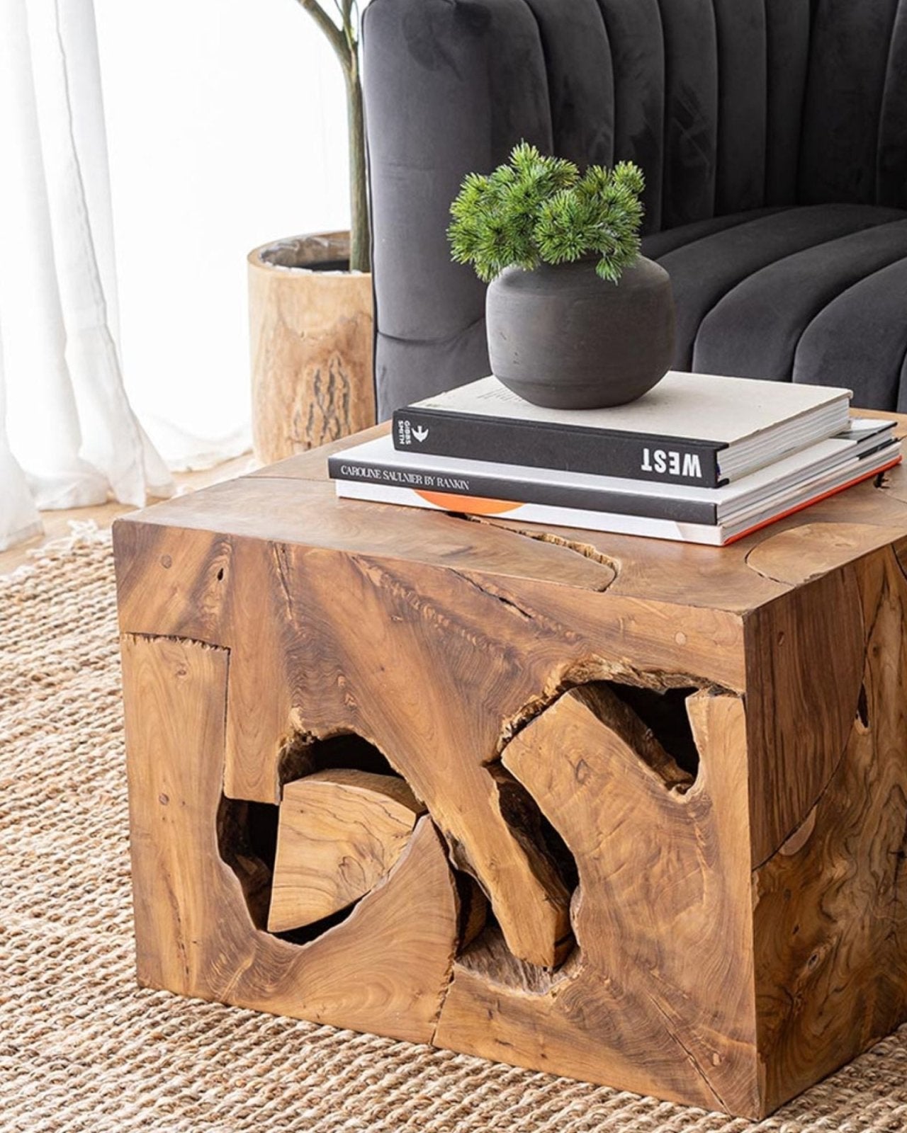 NATURA FLOW CONDO SQUARE COFFEE TABLE | Stonewaters