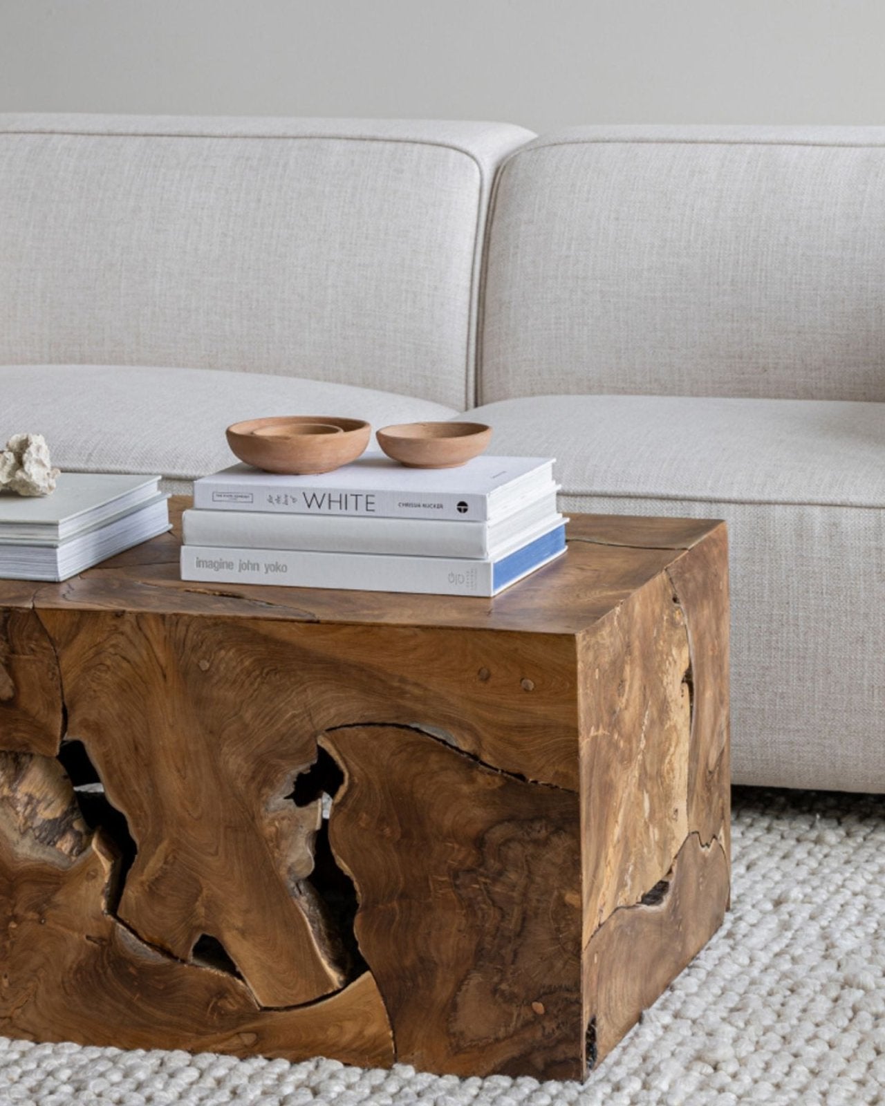NATURA FLOW RECTANGULAR COFFEE TABLE | Stonewaters