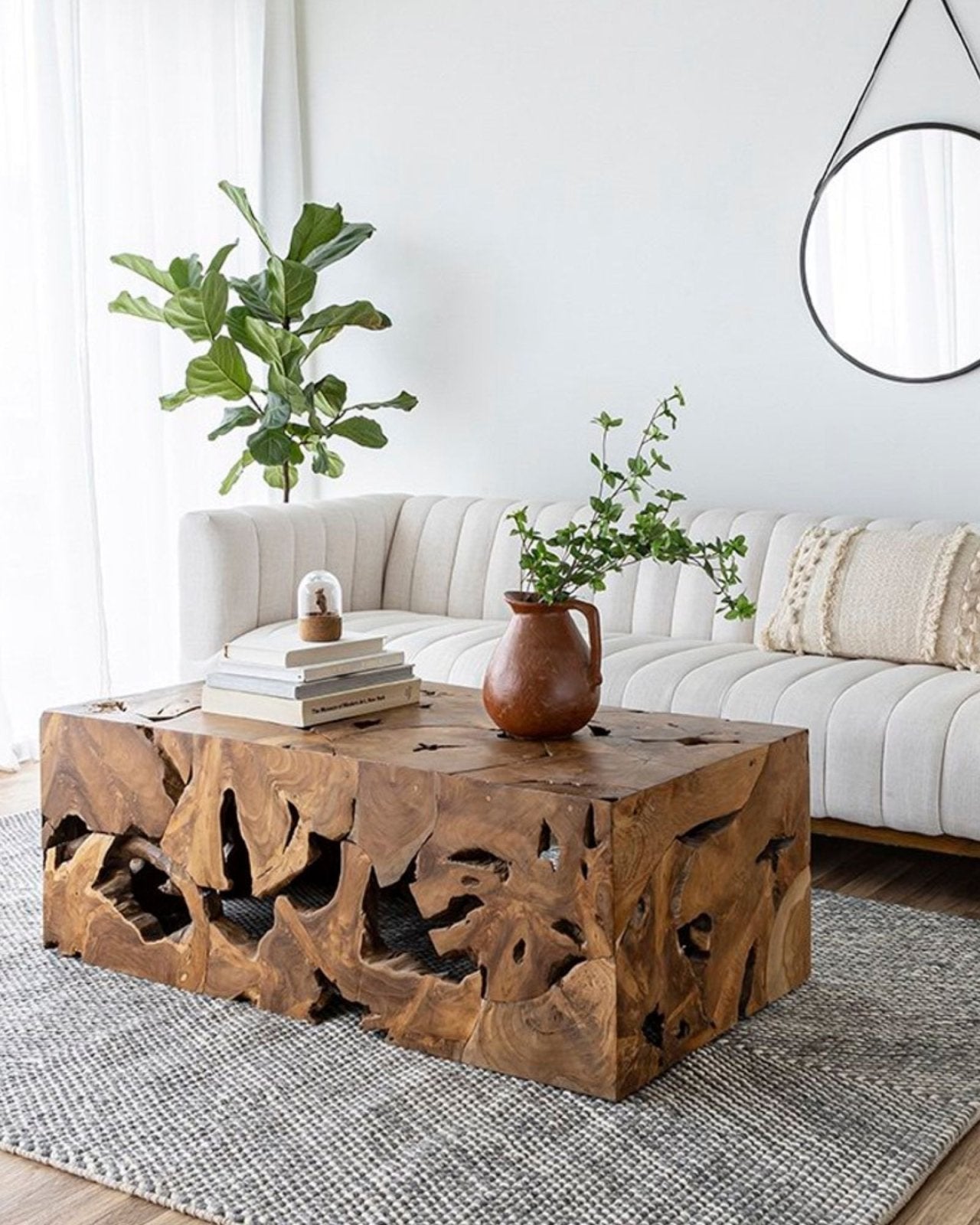 NATURA FLOW RECTANGULAR COFFEE TABLE | Stonewaters