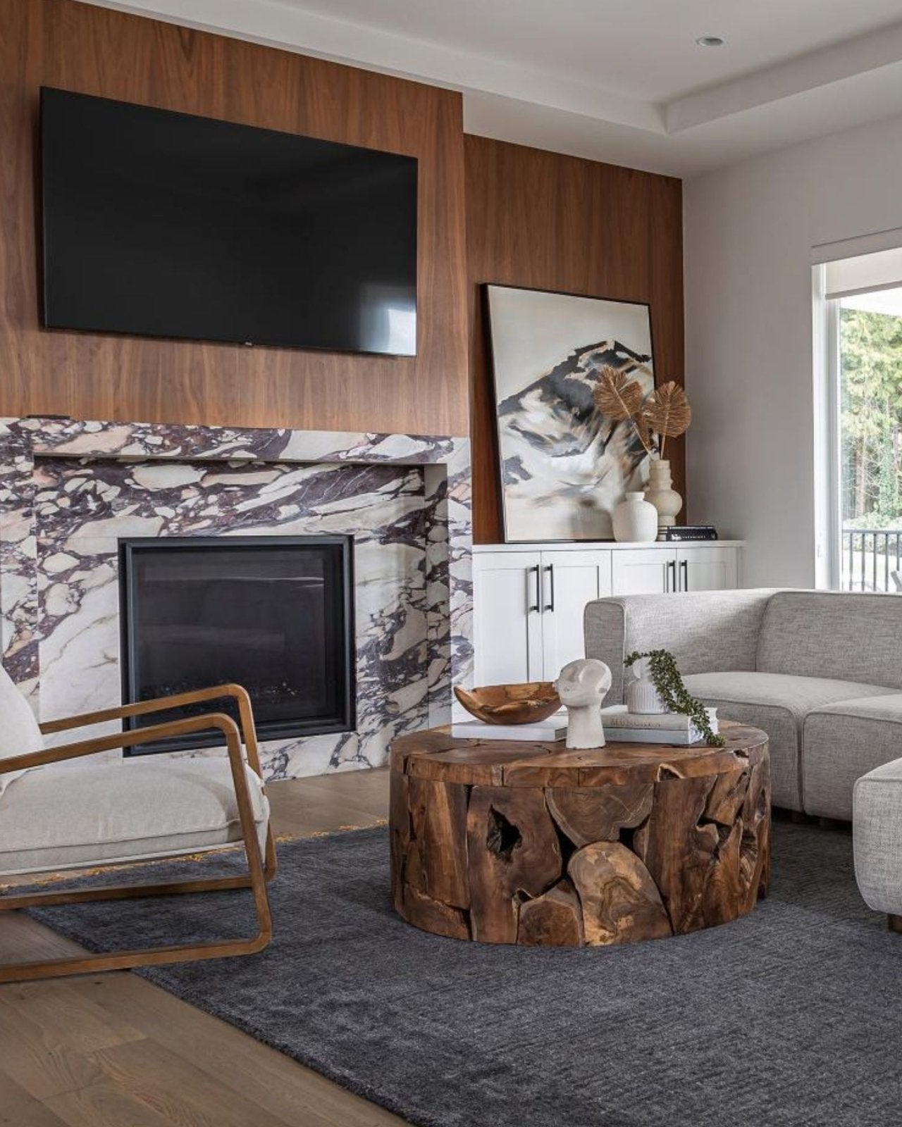 NATURA FLOW ROUND COFFEE TABLE | Stonewaters