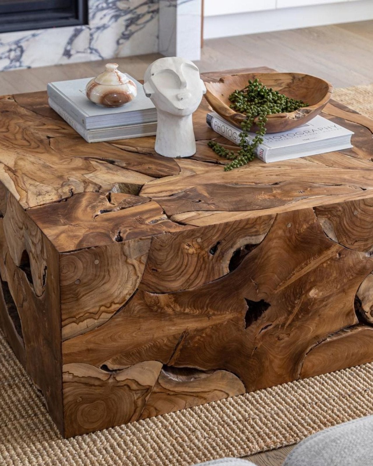 NATURA FLOW SQUARE COFFEE TABLE | Stonewaters