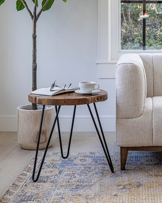 NATURA HAIRPIN ACCENT TABLE | Stonewaters