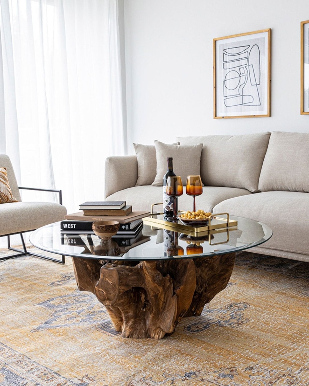NATURA ROOT COFFEE TABLE | Stonewaters