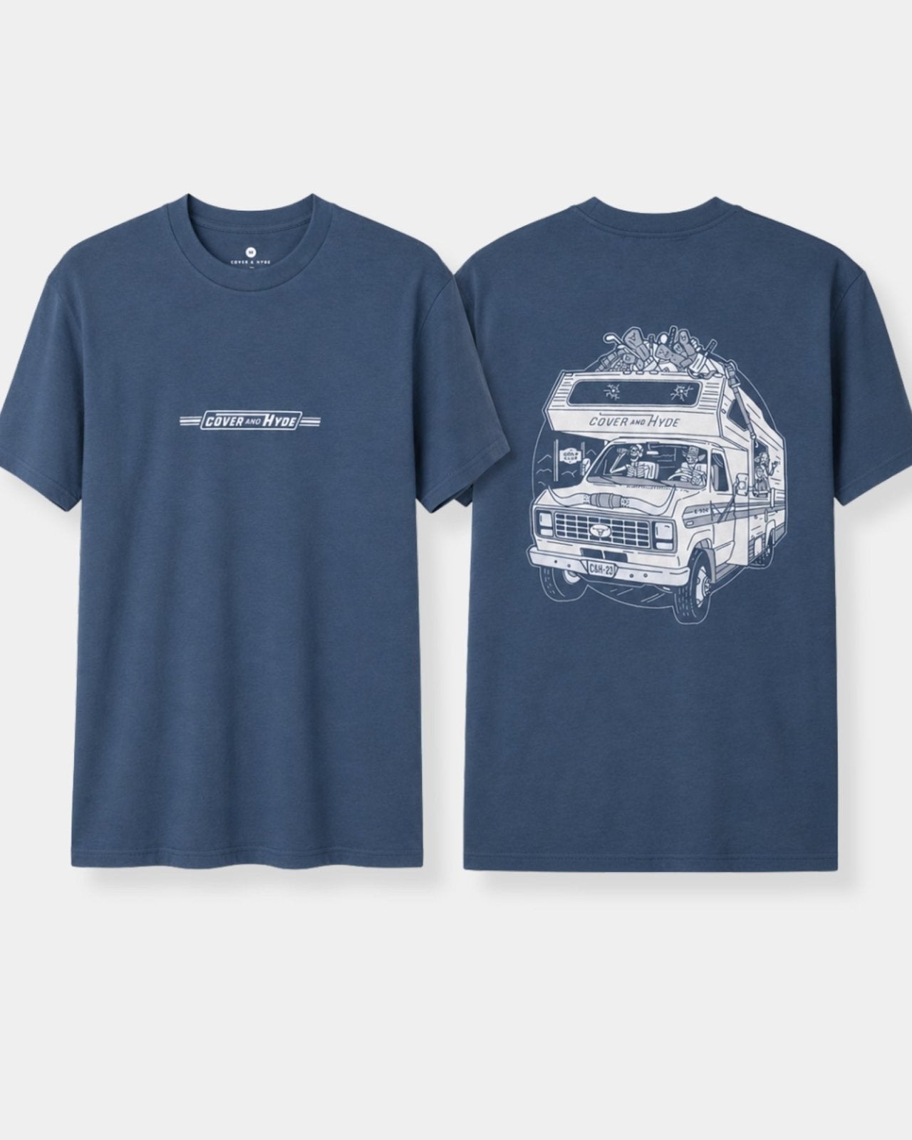 NAVY TRAVELAIRE - TSHIRT | Stonewaters
