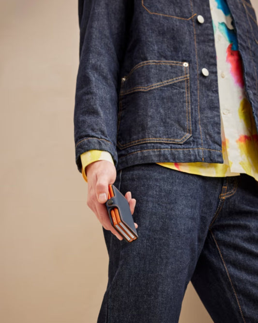 NIGHT BLUE & ORANGE - MATTE TWINWALLET | Stonewaters
