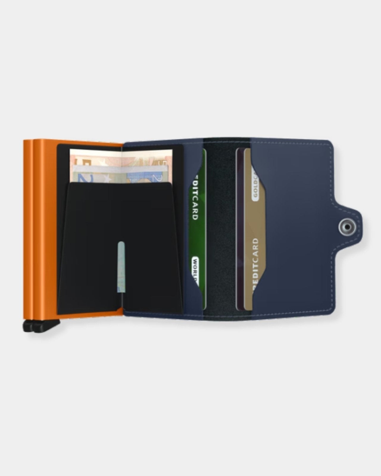 NIGHT BLUE & ORANGE - MATTE TWINWALLET | Stonewaters