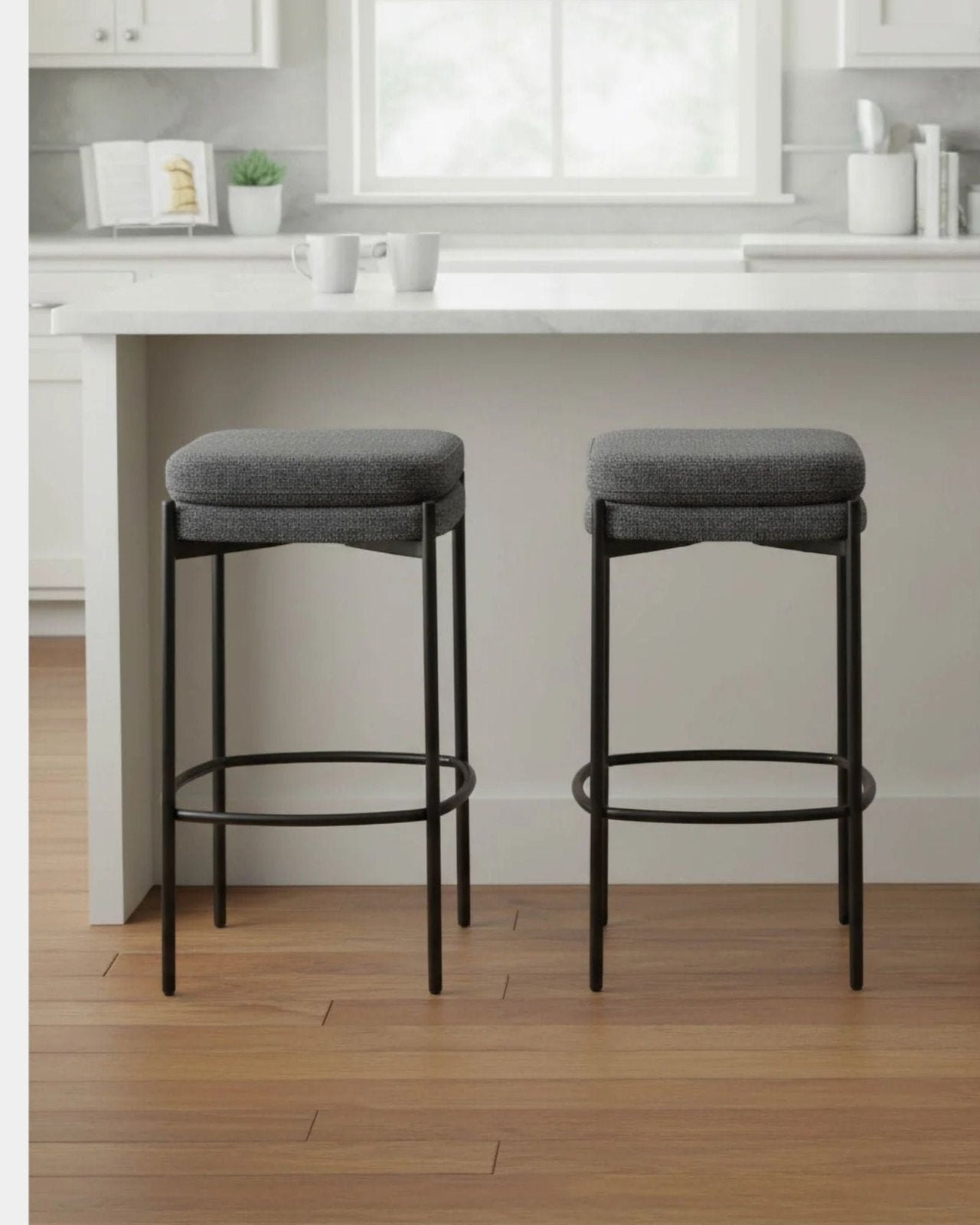 NINA COUNTER STOOL - CHUNKY GREY | Stonewaters