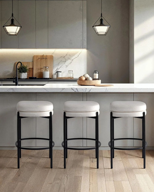 NINA COUNTER STOOL - OATMEAL | Stonewaters