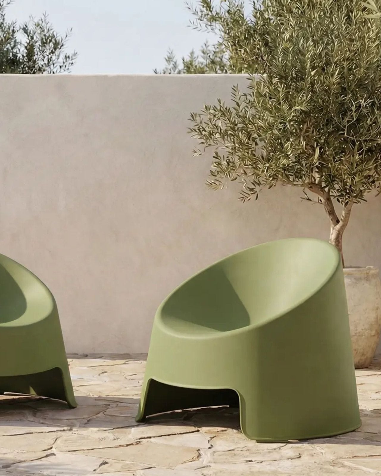 NOLLA OUTDOOR CHAIR SET OF 2 - GREEN | Stonewaters