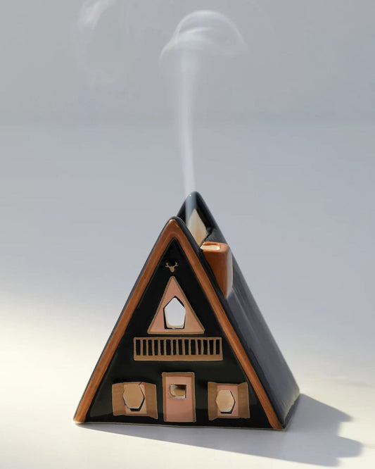 NORDIC CABIN INCENSE & TEA LIGHT HOLDER | Stonewaters
