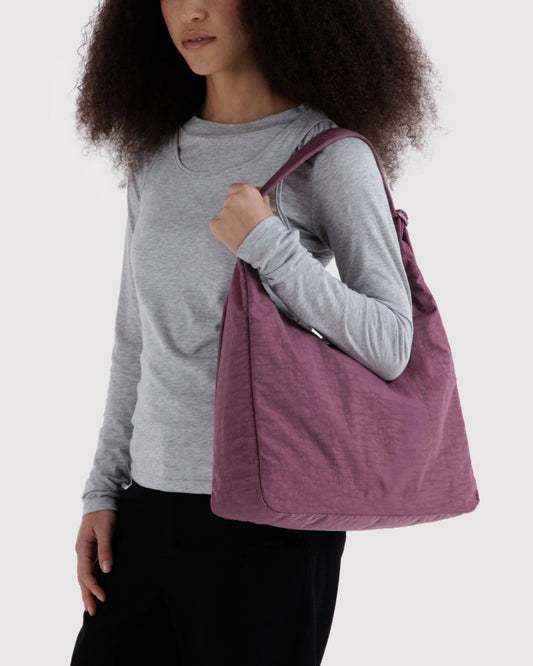 NYLON SHOULDER BAG - WILD PLUM | Stonewaters