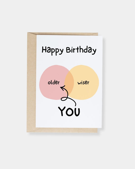 OLDER YOU BIRTHDAY - CARD | Stonewaters