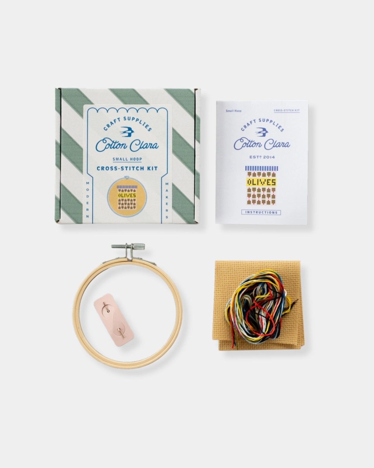 OLIVES CROSS STICH KIT | Stonewaters