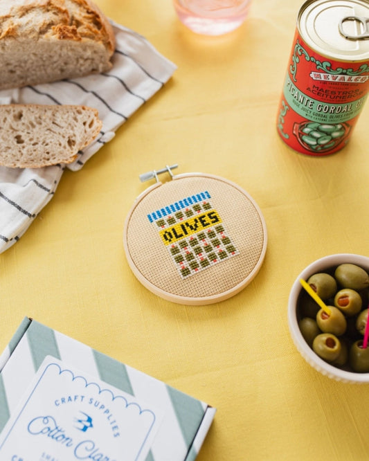 OLIVES CROSS STICH KIT | Stonewaters