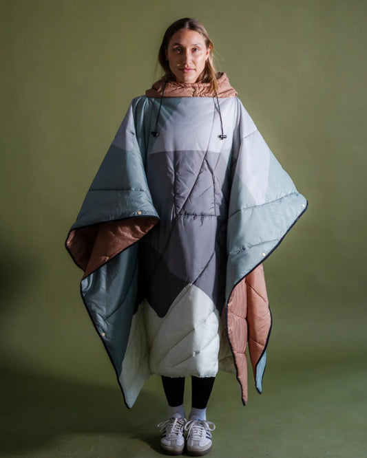 OREGON - BLANKET WITH HOOD PONCHO | Stonewaters