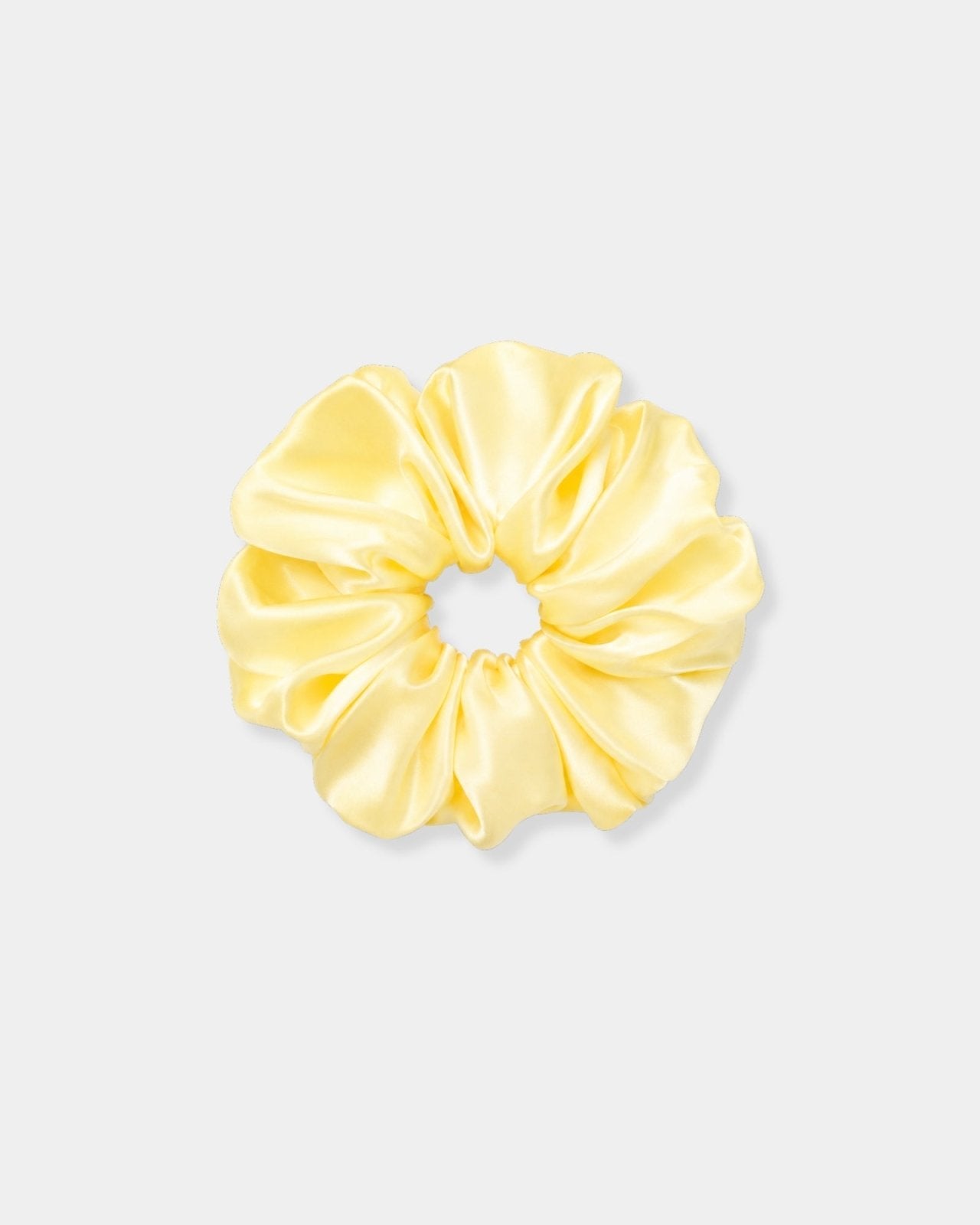 OVERSIZED SILK SCRUNCHIE - LARGE BUTTER | Stonewaters