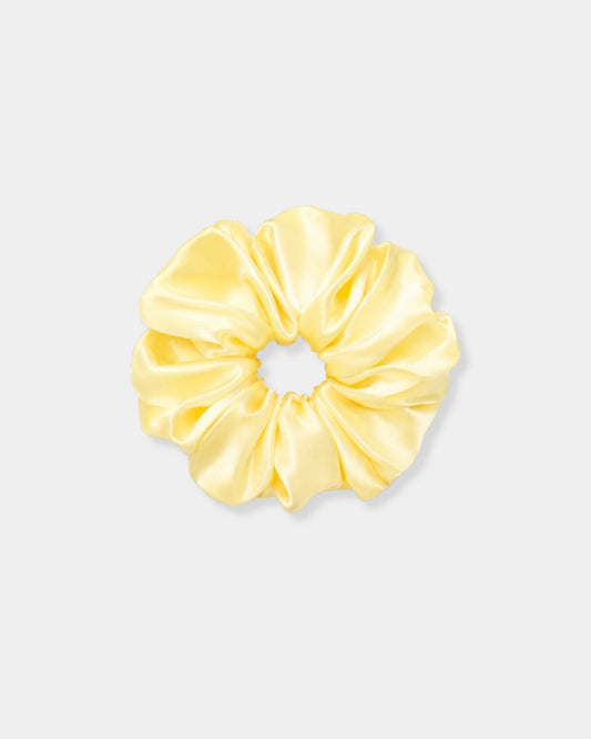OVERSIZED SILK SCRUNCHIE - LARGE BUTTER | Stonewaters