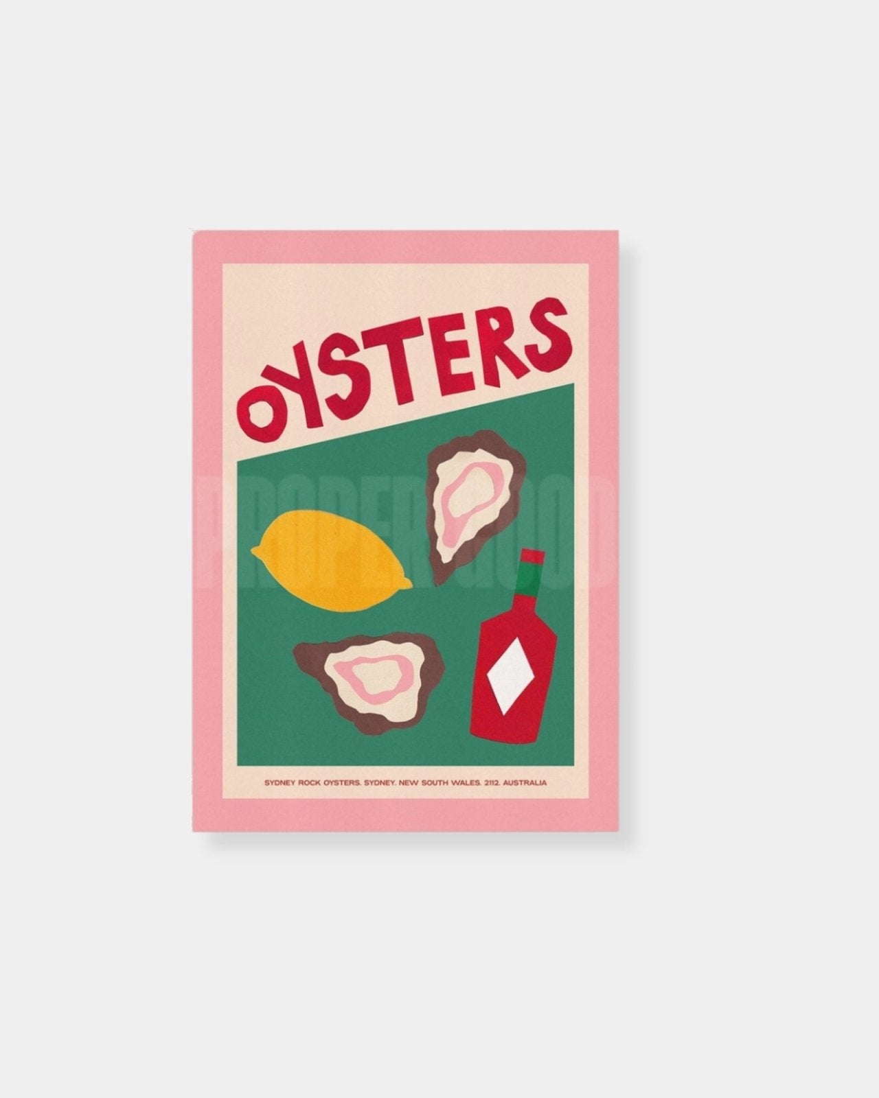 OYSTER - PRINT | Stonewaters