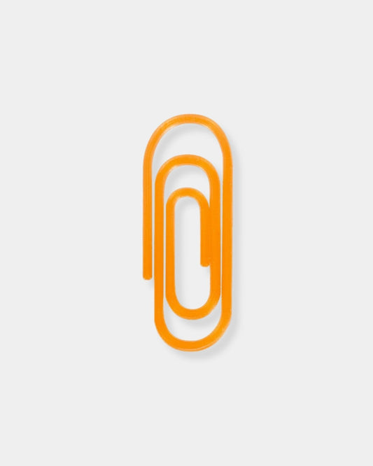 PAPERCLIP BOOKMARK - ORANGE | Stonewaters