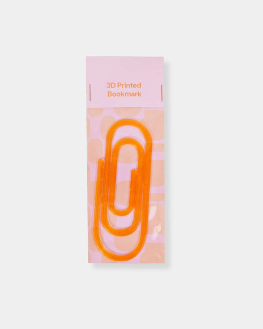 PAPERCLIP BOOKMARK - ORANGE | Stonewaters