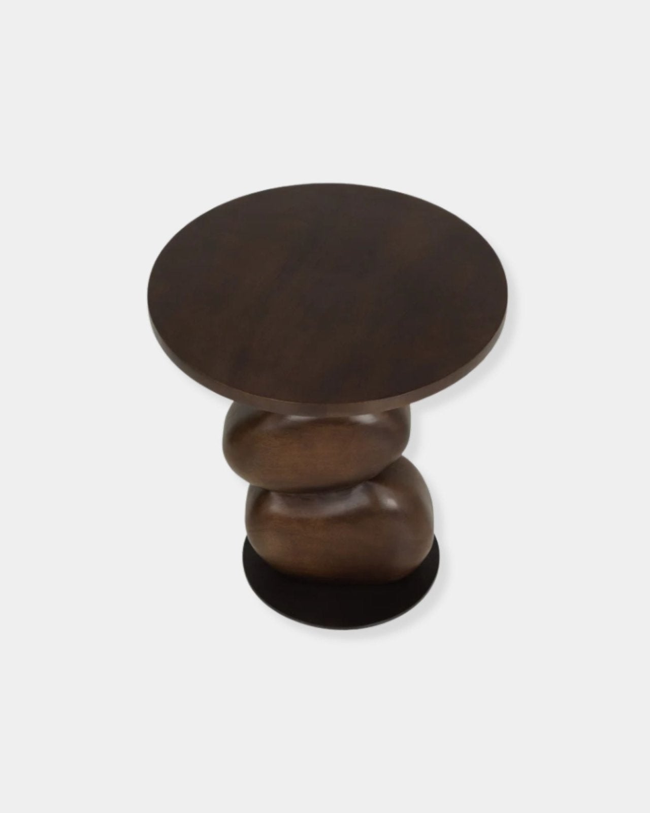 PAPLO END TABLE - MEDIUM BROWN | Stonewaters