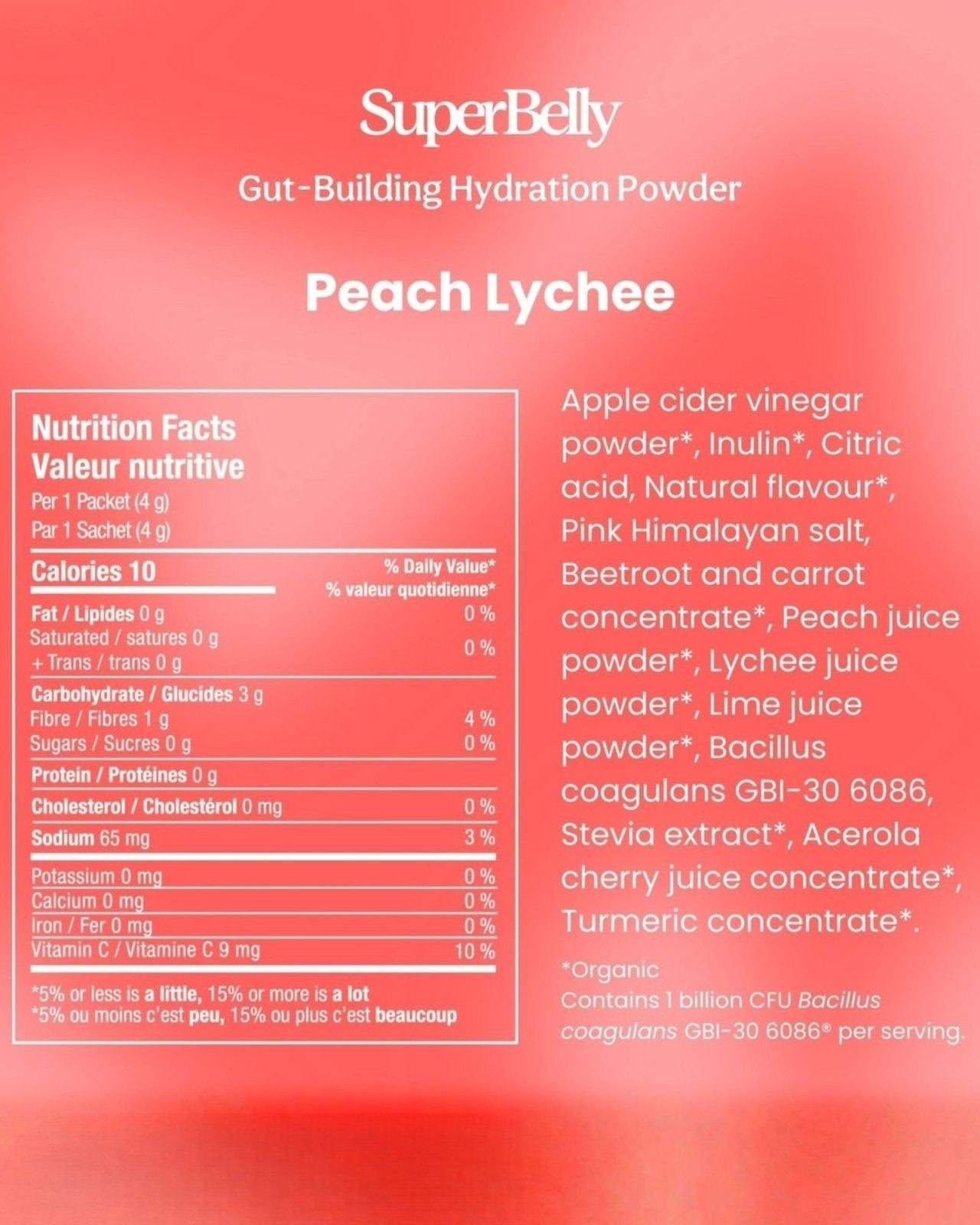PEACH LYCHEE SUPERBELLY 60g | Stonewaters