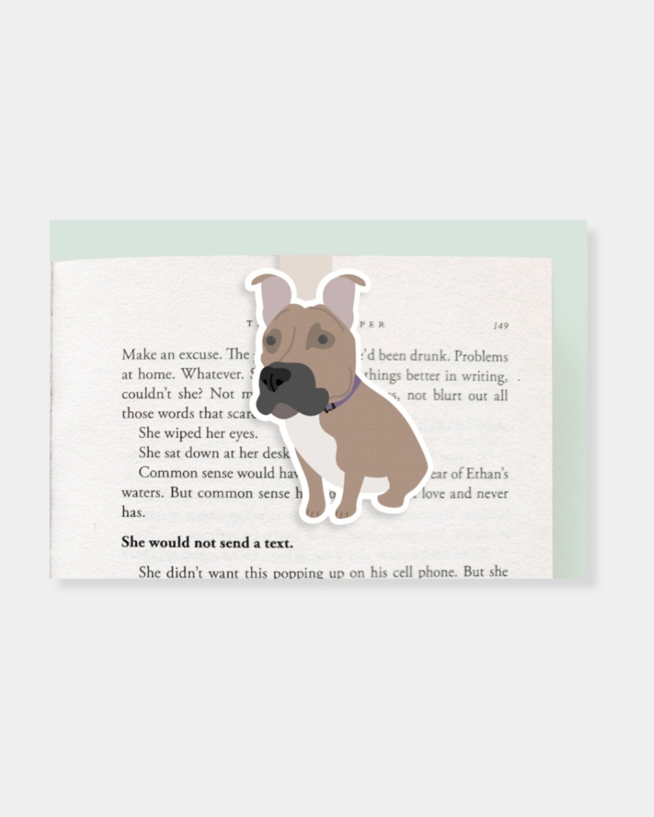 PIT BULL BOOKMARK | Stonewaters