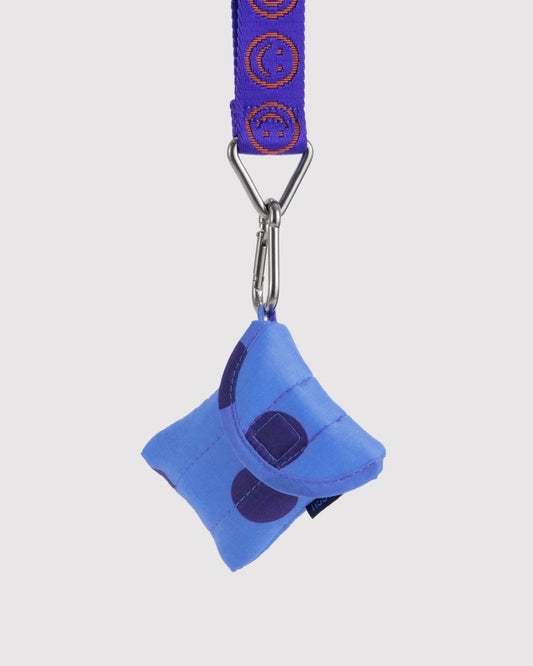 PUFFY EARBUDS CASE - BLUE POLKA DOT | Stonewaters