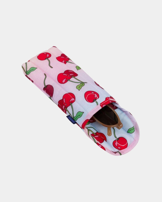 PUFFY GLASSES SLEEVE - CHERRIES | Stonewaters